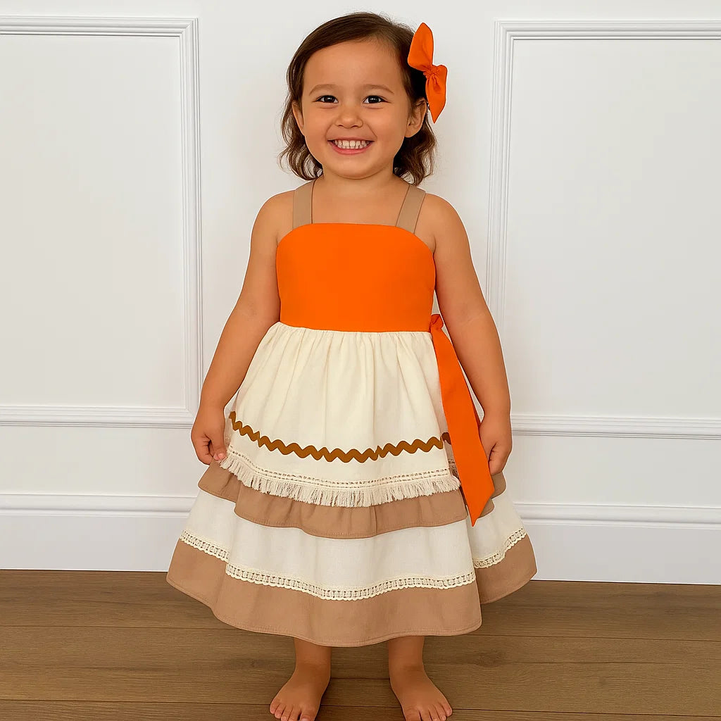 Vestido Temático Moana - Sweet Peach
