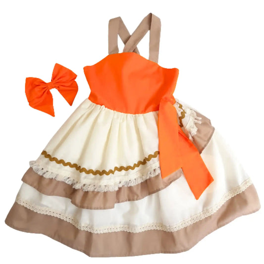 Vestido Temático Moana - Sweet Peach