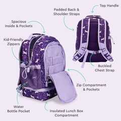 Mochila Bentgo Kids 2 En 1 Unicornios