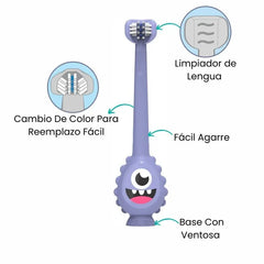 Cepillo Mounstro Morado - Dr. Brown
