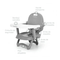 Silla de Comer Osaka Gris - Carestino