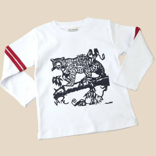 Polo Manga Larga Blanco Otorongo