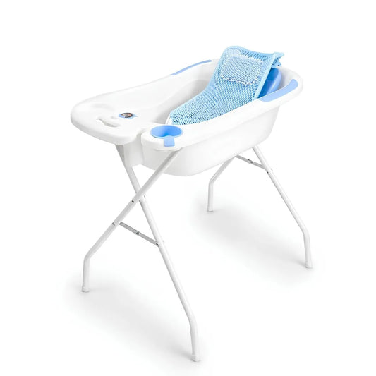 Pack Bañera Max con Soporte Celeste - Abu
