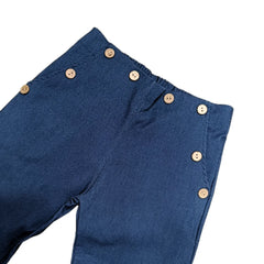 Pantalón Cropped Lauren Azul - Compostura