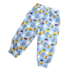 Pantalón Básico Niña Flores