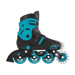 Patines Lineales Go Skates 34-37 Celeste Negro - Globber