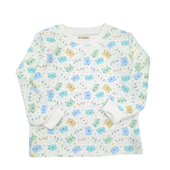 Pijama Jacquard Cats Blue - Compostura