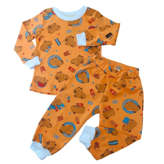 Pijama Manga Larga Unisex Capibaras - Compostura