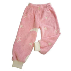 Pijama Afelpada Luna y Estrellas Niña
