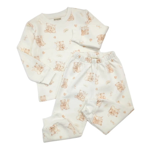 Pijama Manga Larga Unisex de Jacquard Bear - Compostura