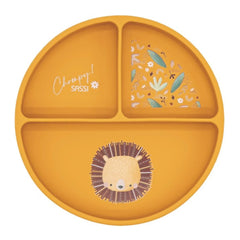 Plato de Silicona con División y Ventosa Chompy El Leon - Sassi