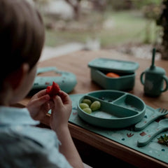 Plato de Silicona con División y Ventosa Munchy El Oso - Sassi
