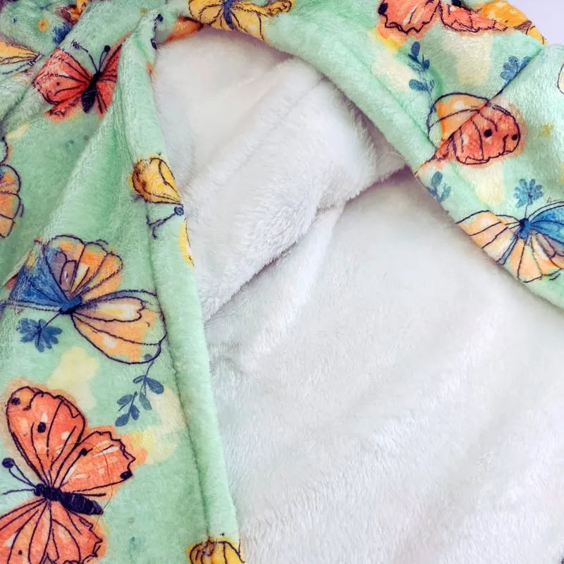 Polerón Afelpado Mariposas