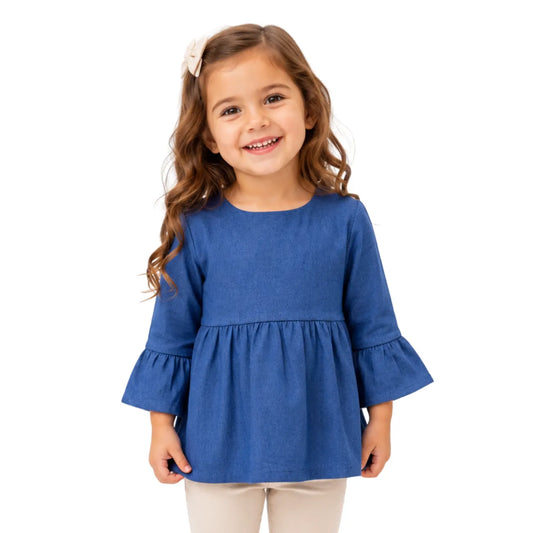 Blusa Cool Cuadros Azul - Compostura