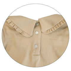 Polo Beige con Flor Bordada - Compostura