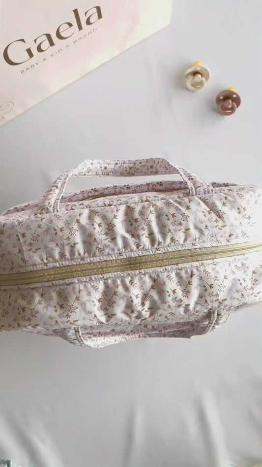 Bolso Pañalera Pingüinos -  Gaela Baby