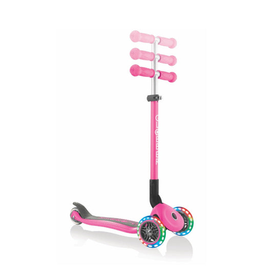 Globber Primo Plegable LED Rosa
