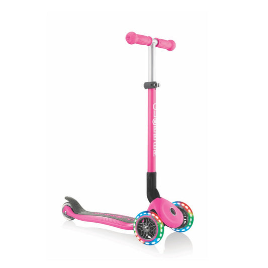 Globber Primo Plegable LED Rosa