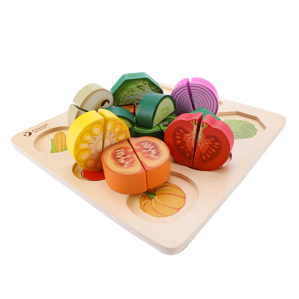 Puzzle para Cortar Verduras