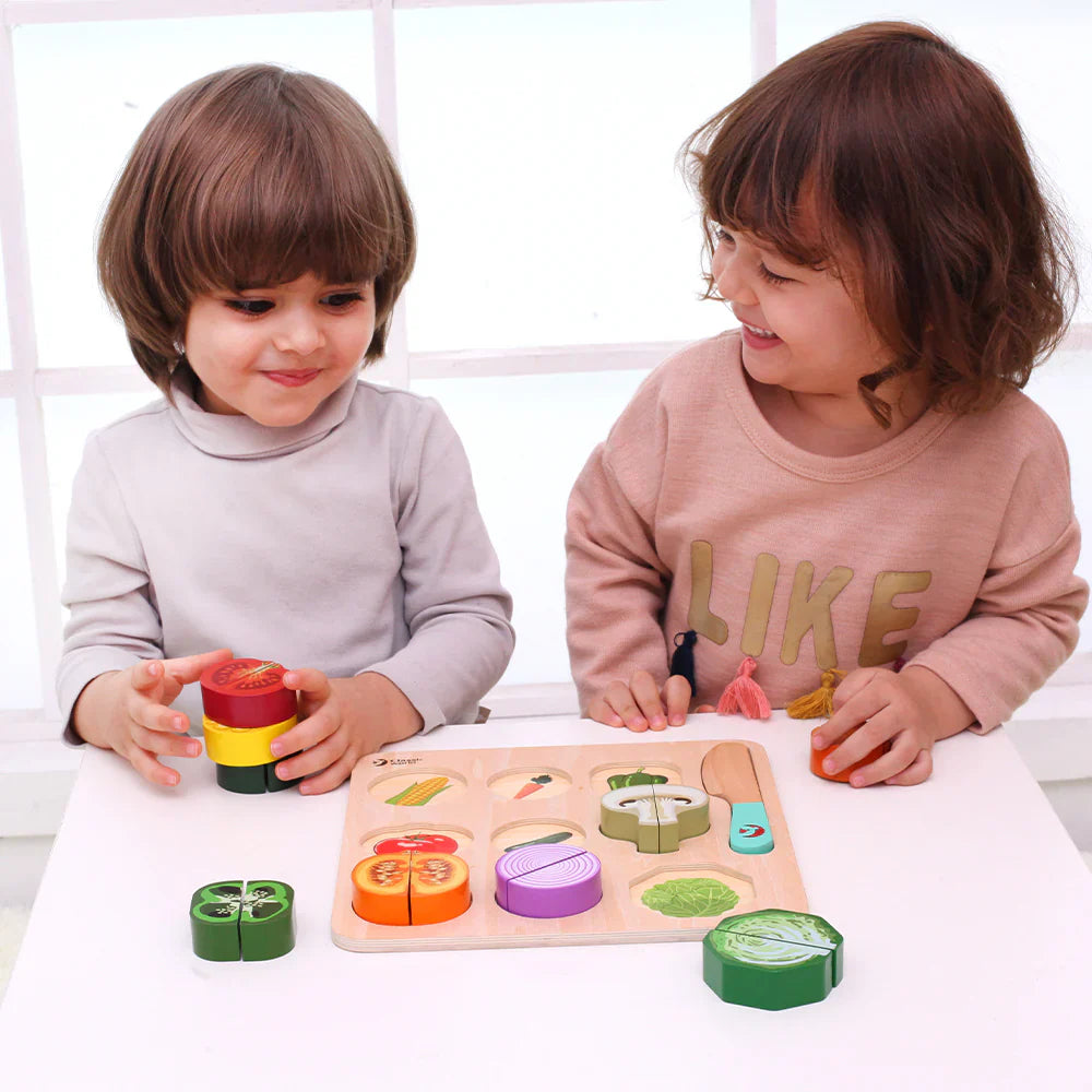Puzzle para Cortar Verduras