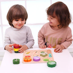 Puzzle para Cortar Verduras - Classic World