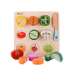 Puzzle para Cortar Verduras