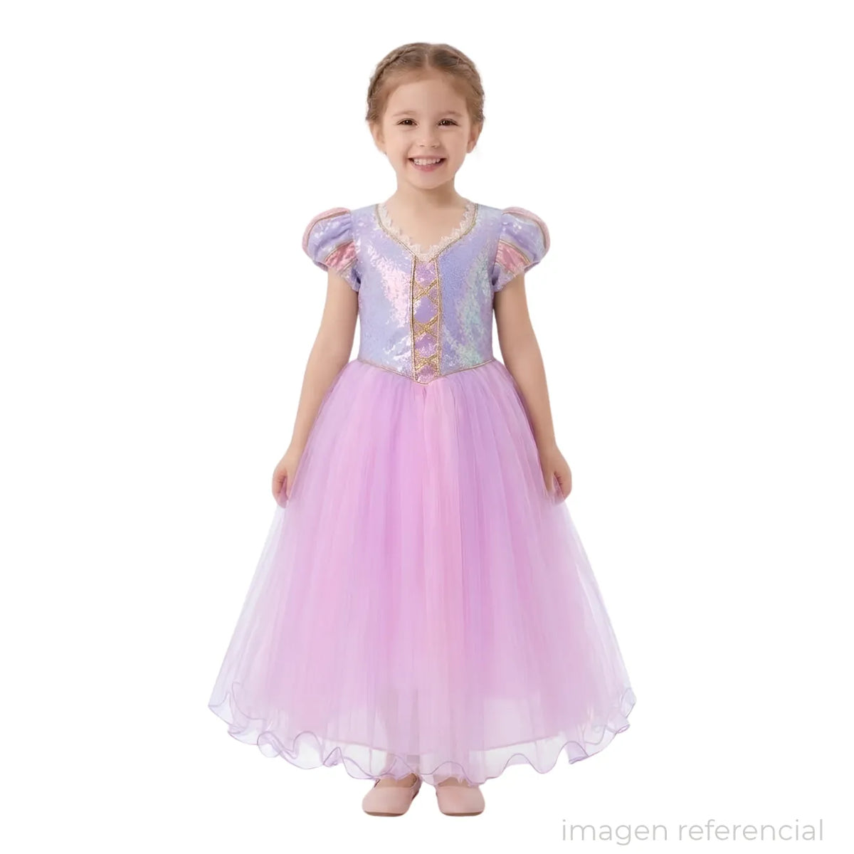 Vestido Temático Rapunzel Fiesta - Sweet Peach