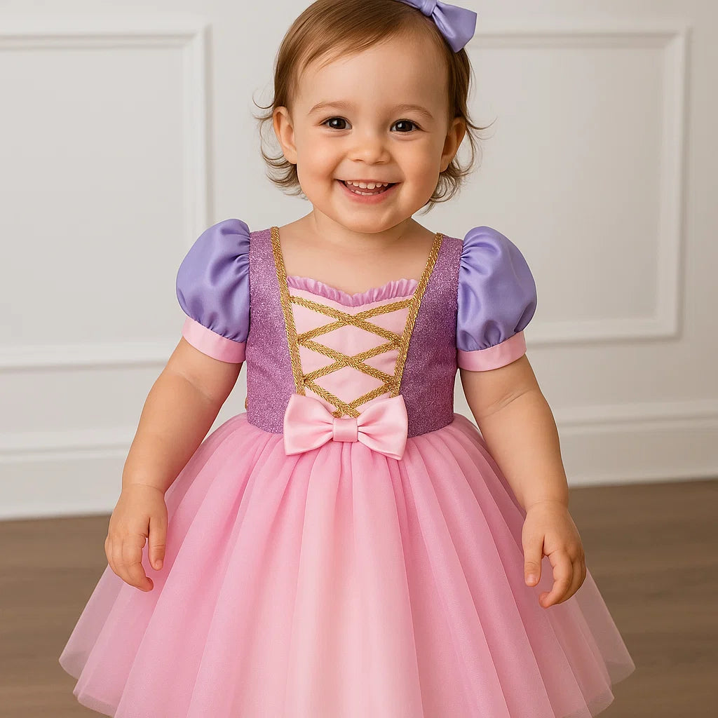 Vestido Temático Rapunzel Fiesta - Sweet Peach