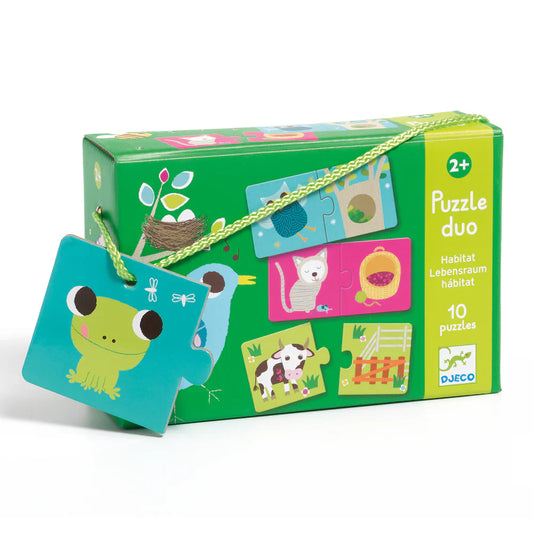 Rompecabeza Duo Habitat - Djeco