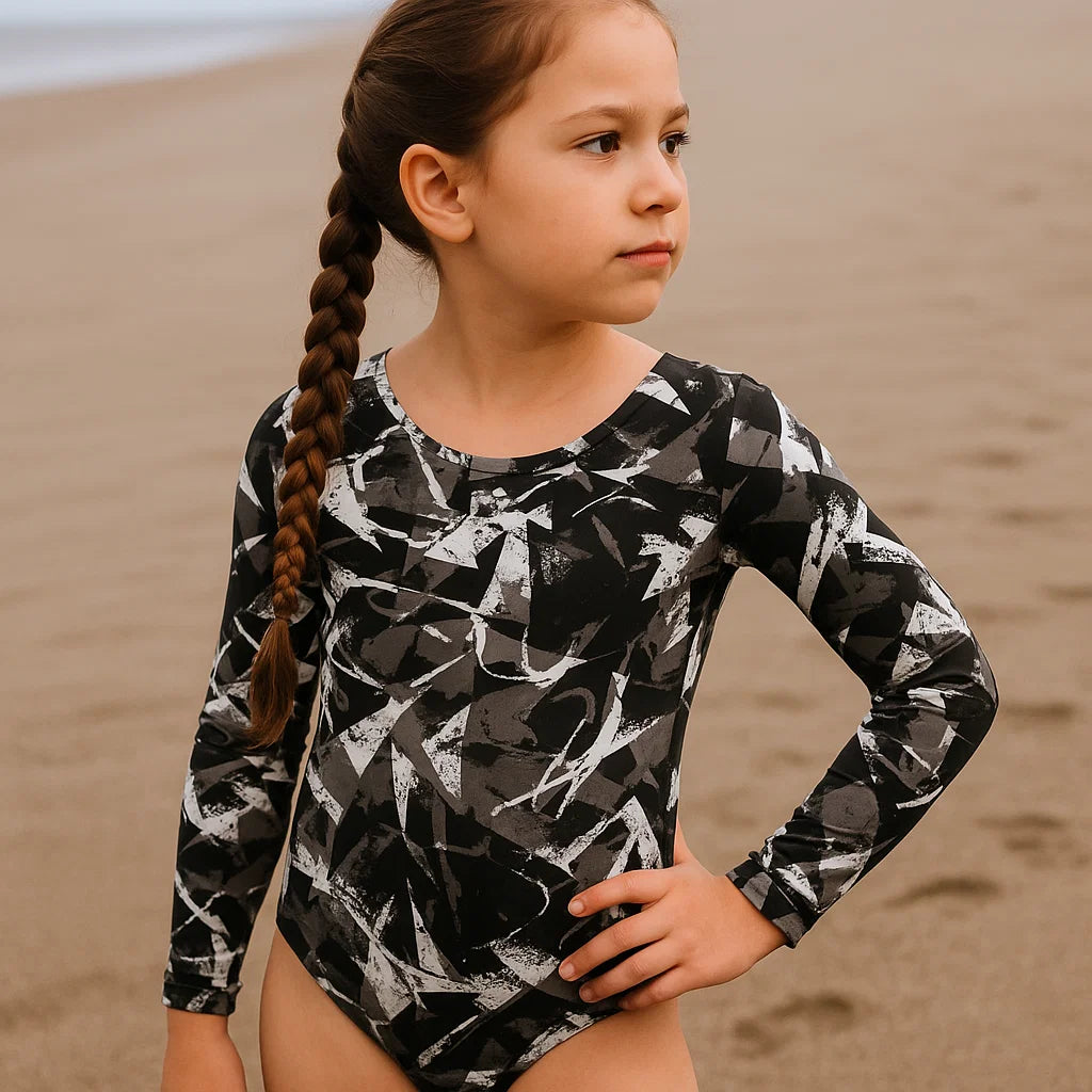 Ropa de Baño Trazos Negro