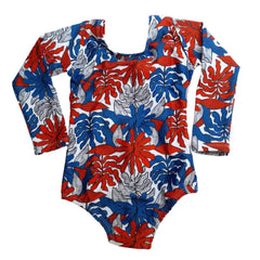 Ropa de Baño Hojas Azulinas