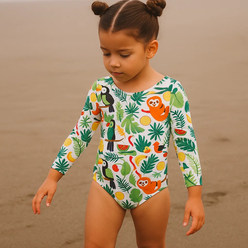 Ropa de Baño Verde Tropical