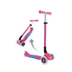Globber Elite LED Fucsia