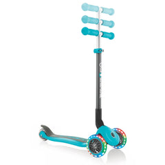 Scooter Primo Plegable Lights 3-7 Turquesa - Globber