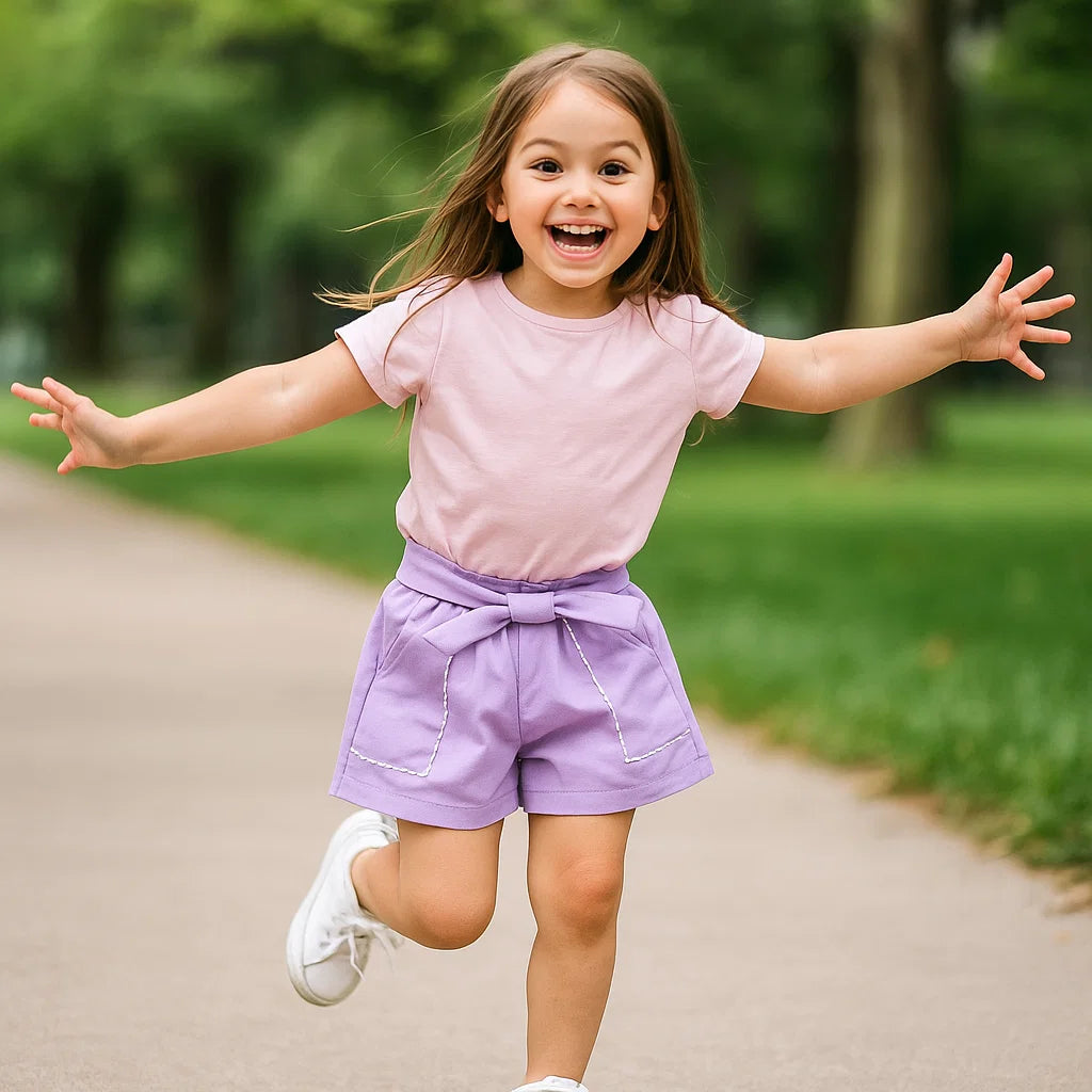 Short Drill Lazo Lila - Compostura