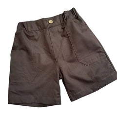 Short Drill Daniel Chocolate - Compostura