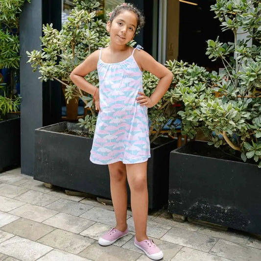 Vestido Tirita Celeste