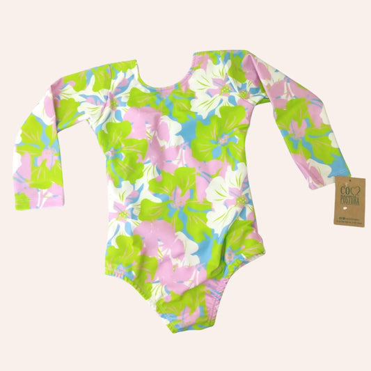 Ropa de Baño Flores Verdes y Rosas