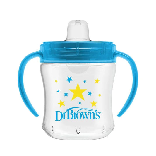 Vaso de Transición con Boquilla Suave Azul 6oz