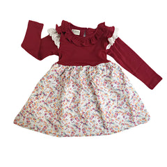 Vestido Larissa Guinda - Compostura