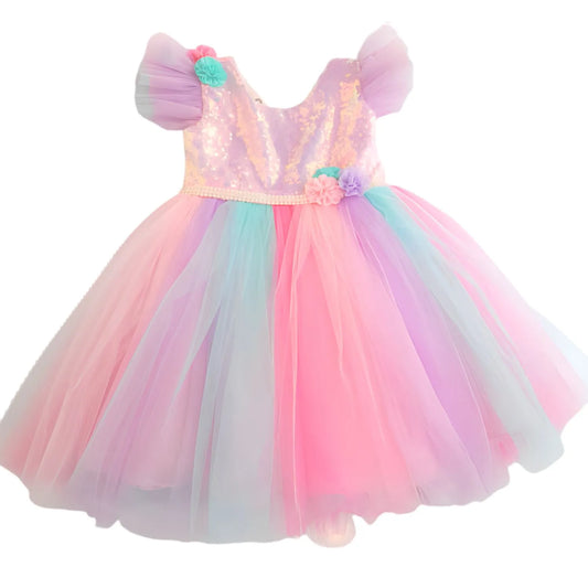 Vestido Temático Unicornio Fiesta - Sweet Peach