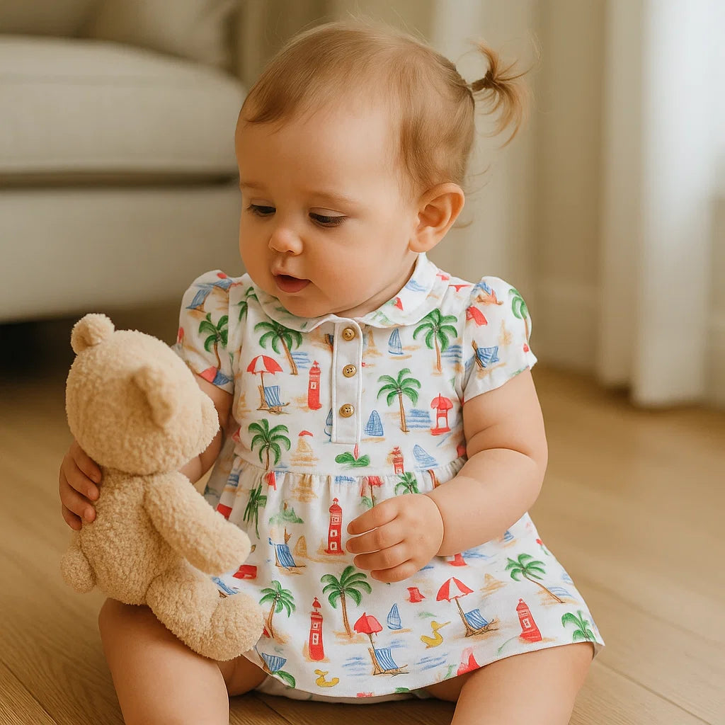 Vestido Baby Naútico Playa  - Compostura
