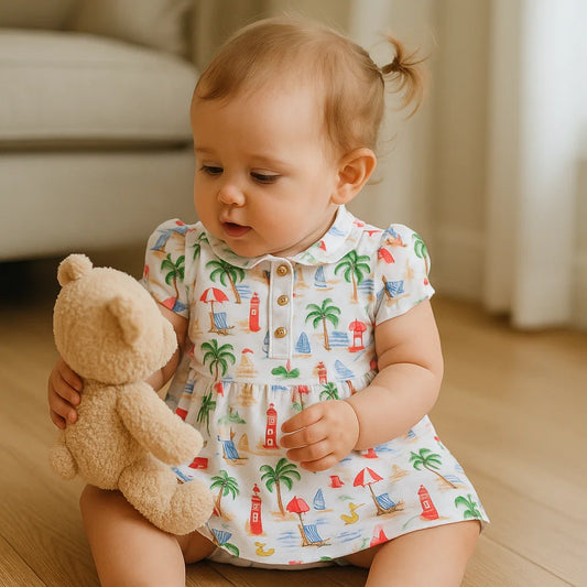 Vestido Baby Naútico Playa  - Compostura