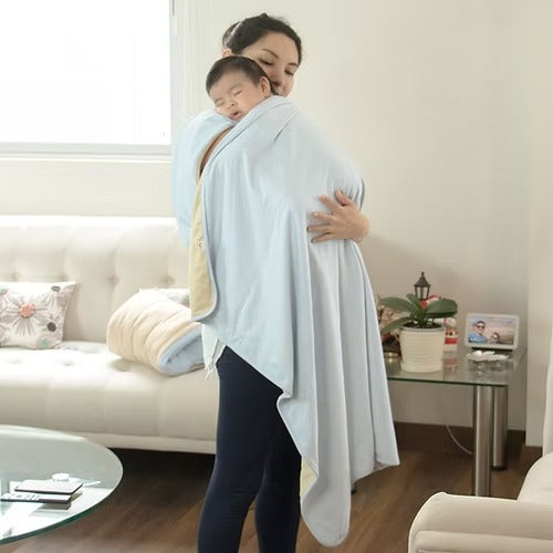 Manta Reversible XL Rosa Pastel/Beige